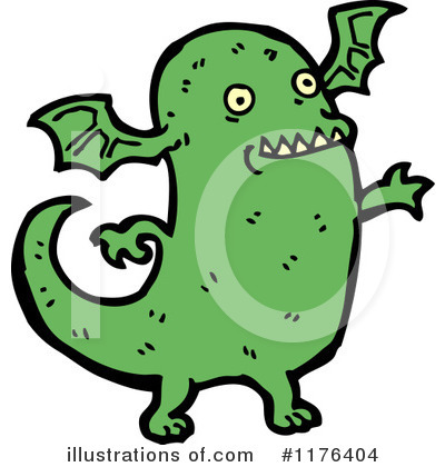 Royalty-Free (RF) Monster Clipart Illustration by lineartestpilot - Stock Sample #1176404
