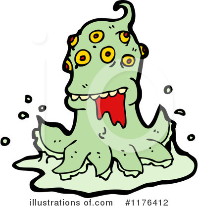 Royalty-Free (RF) Monster Clipart Illustration by lineartestpilot - Stock Sample #1176412