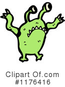 Monster Clipart #1176416 by lineartestpilot