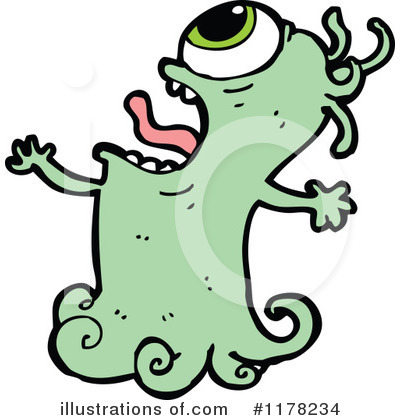 Royalty-Free (RF) Monster Clipart Illustration by lineartestpilot - Stock Sample #1178234
