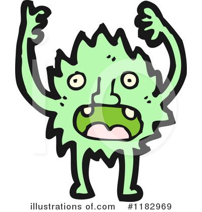 Furry Monster Clipart #1182969 by lineartestpilot