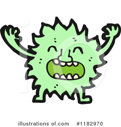 Furry Monster Clipart #1182970 by lineartestpilot