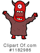 Monster Clipart #1182986 by lineartestpilot