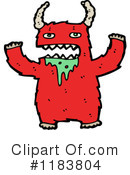 Monster Clipart #1183804 by lineartestpilot