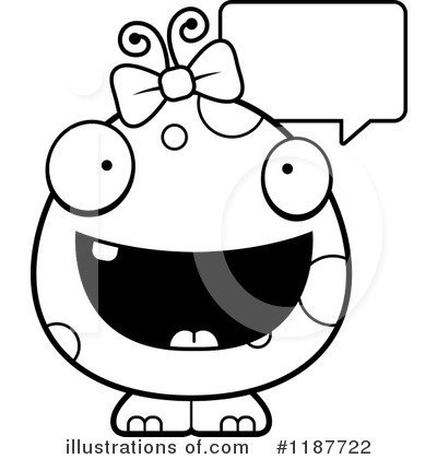 Female Monster Clipart #1187722 by Cory Thoman