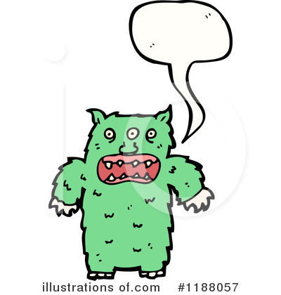 Royalty-Free (RF) Monster Clipart Illustration by lineartestpilot - Stock Sample #1188057
