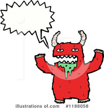 Royalty-Free (RF) Monster Clipart Illustration by lineartestpilot - Stock Sample #1188058
