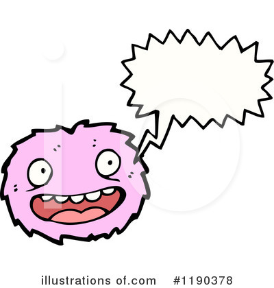 Furry Monster Clipart #1190378 by lineartestpilot