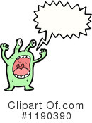 Monster Clipart #1190390 by lineartestpilot