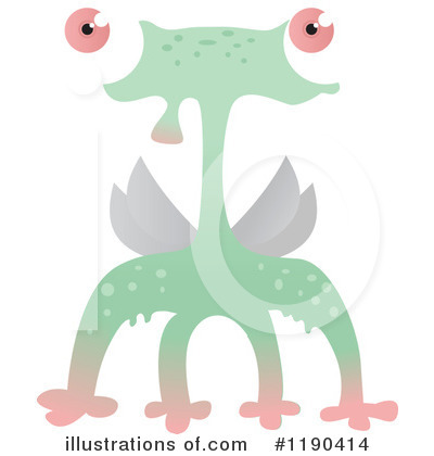 Royalty-Free (RF) Monster Clipart Illustration by lineartestpilot - Stock Sample #1190414