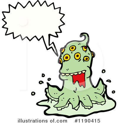 Royalty-Free (RF) Monster Clipart Illustration by lineartestpilot - Stock Sample #1190415
