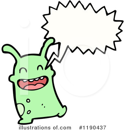 Royalty-Free (RF) Monster Clipart Illustration by lineartestpilot - Stock Sample #1190437