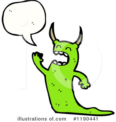 Royalty-Free (RF) Monster Clipart Illustration by lineartestpilot - Stock Sample #1190441