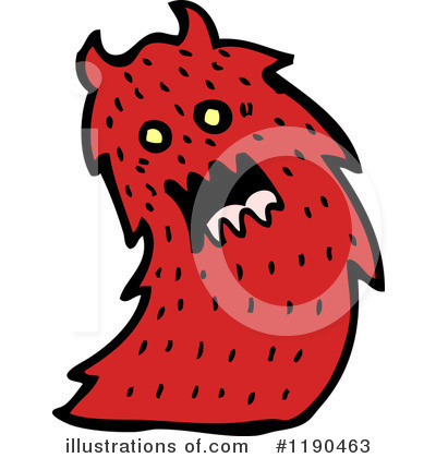Royalty-Free (RF) Monster Clipart Illustration by lineartestpilot - Stock Sample #1190463