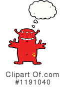 Monster Clipart #1191040 by lineartestpilot