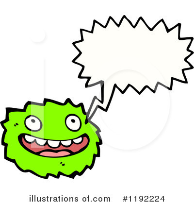 Furry Monster Clipart #1192224 by lineartestpilot