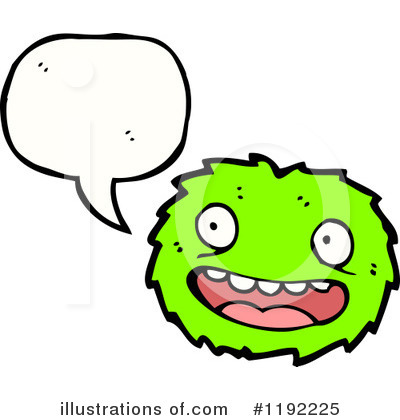 Furry Monster Clipart #1192225 by lineartestpilot
