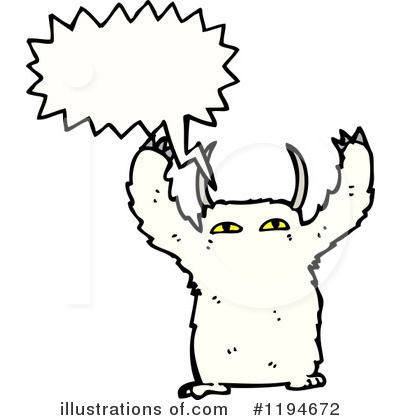 Royalty-Free (RF) Monster Clipart Illustration by lineartestpilot - Stock Sample #1194672