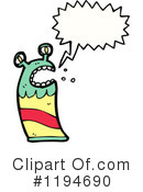 Monster Clipart #1194690 by lineartestpilot