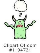 Monster Clipart #1194731 by lineartestpilot