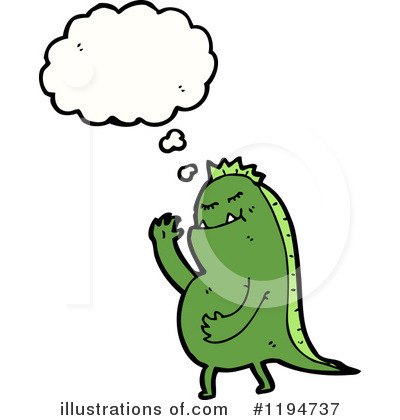 Royalty-Free (RF) Monster Clipart Illustration by lineartestpilot - Stock Sample #1194737