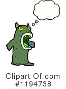 Monster Clipart #1194738 by lineartestpilot