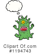 Monster Clipart #1194743 by lineartestpilot