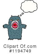 Monster Clipart #1194749 by lineartestpilot