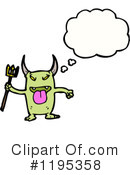 Monster Clipart #1195358 by lineartestpilot