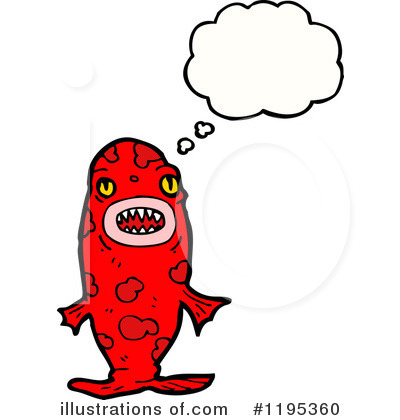 Royalty-Free (RF) Monster Clipart Illustration by lineartestpilot - Stock Sample #1195360