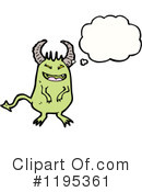 Monster Clipart #1195361 by lineartestpilot