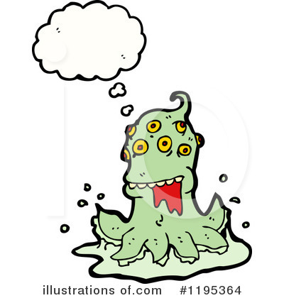 Royalty-Free (RF) Monster Clipart Illustration by lineartestpilot - Stock Sample #1195364