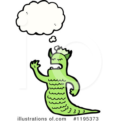 Royalty-Free (RF) Monster Clipart Illustration by lineartestpilot - Stock Sample #1195373