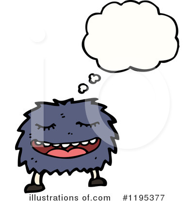 Royalty-Free (RF) Monster Clipart Illustration by lineartestpilot - Stock Sample #1195377