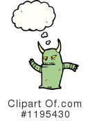 Monster Clipart #1195430 by lineartestpilot