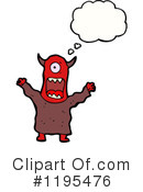 Monster Clipart #1195476 by lineartestpilot