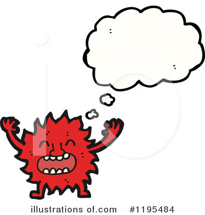 Royalty-Free (RF) Monster Clipart Illustration by lineartestpilot - Stock Sample #1195484