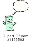 Monster Clipart #1195503 by lineartestpilot