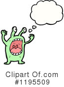 Monster Clipart #1195509 by lineartestpilot