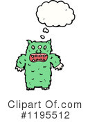 Monster Clipart #1195512 by lineartestpilot