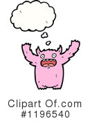 Monster Clipart #1196540 by lineartestpilot