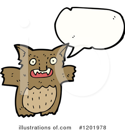 Furry Monster Clipart #1201978 by lineartestpilot