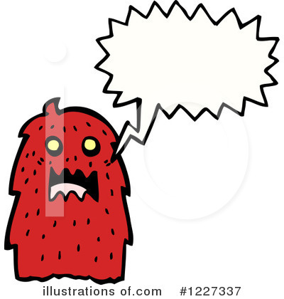 Royalty-Free (RF) Monster Clipart Illustration by lineartestpilot - Stock Sample #1227337