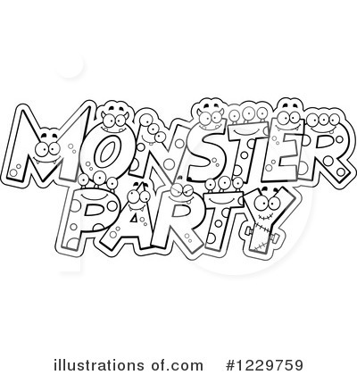 Royalty-Free (RF) Monster Clipart Illustration by Cory Thoman - Stock Sample #1229759