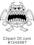 Monster Clipart #1243987 by Cory Thoman