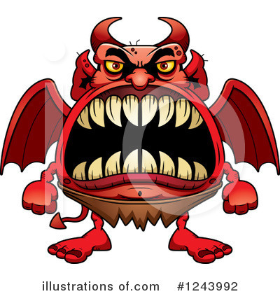 Royalty-Free (RF) Monster Clipart Illustration by Cory Thoman - Stock Sample #1243992