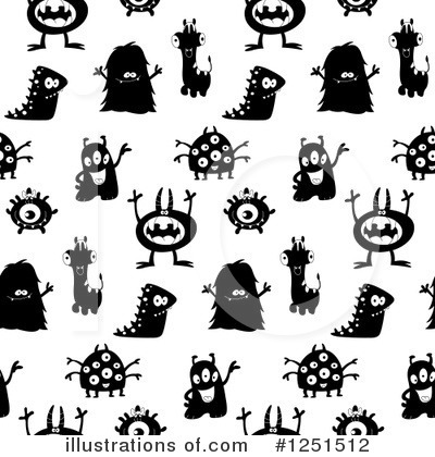 Royalty-Free (RF) Monster Clipart Illustration by yayayoyo - Stock Sample #1251512