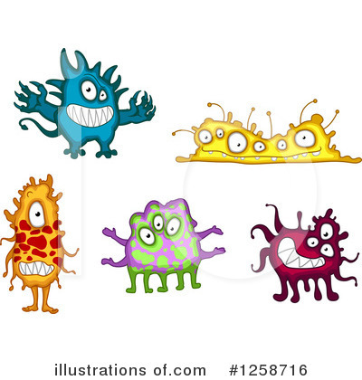 Royalty-Free (RF) Monster Clipart Illustration by Vector Tradition SM - Stock Sample #1258716