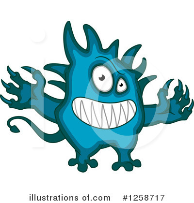 Royalty-Free (RF) Monster Clipart Illustration by Vector Tradition SM - Stock Sample #1258717