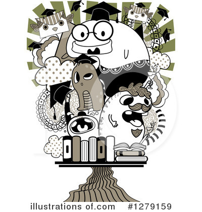 Royalty-Free (RF) Monster Clipart Illustration by BNP Design Studio - Stock Sample #1279159